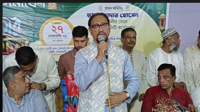 জলাবদ্ধতা নিরসনই প্রধান অগ্রাধিকার: দক্ষিণ কাট্টলীতে মেয়র ডা. শাহাদাত